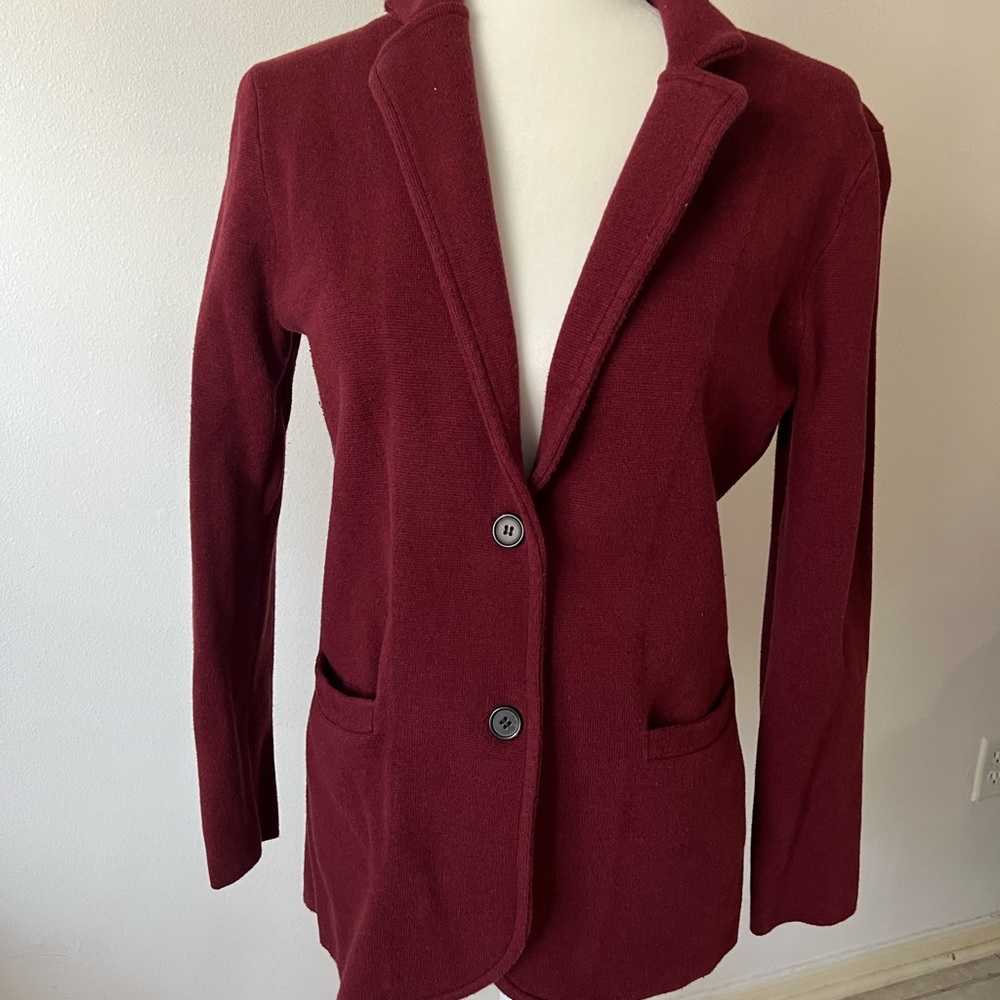 J. Crew Burgundy Blazer